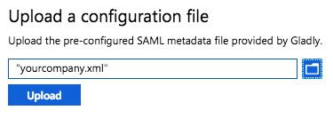 Upload a configuration file