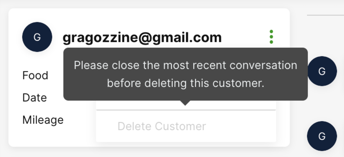 delete profile open conversation tooltip