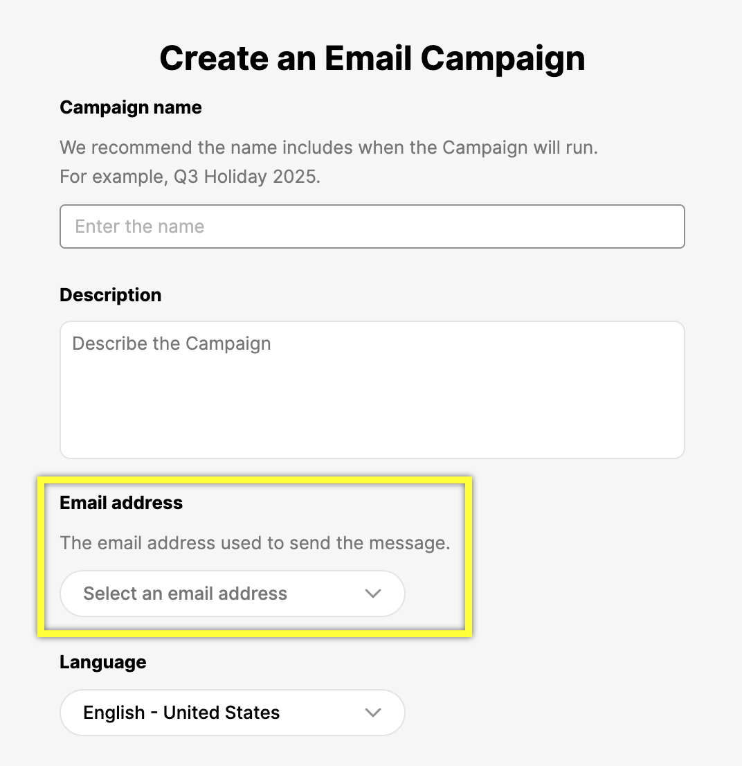 Create an Email Campaign