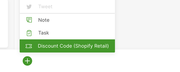 Create a discount code