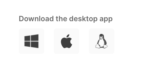 Download the desktop app